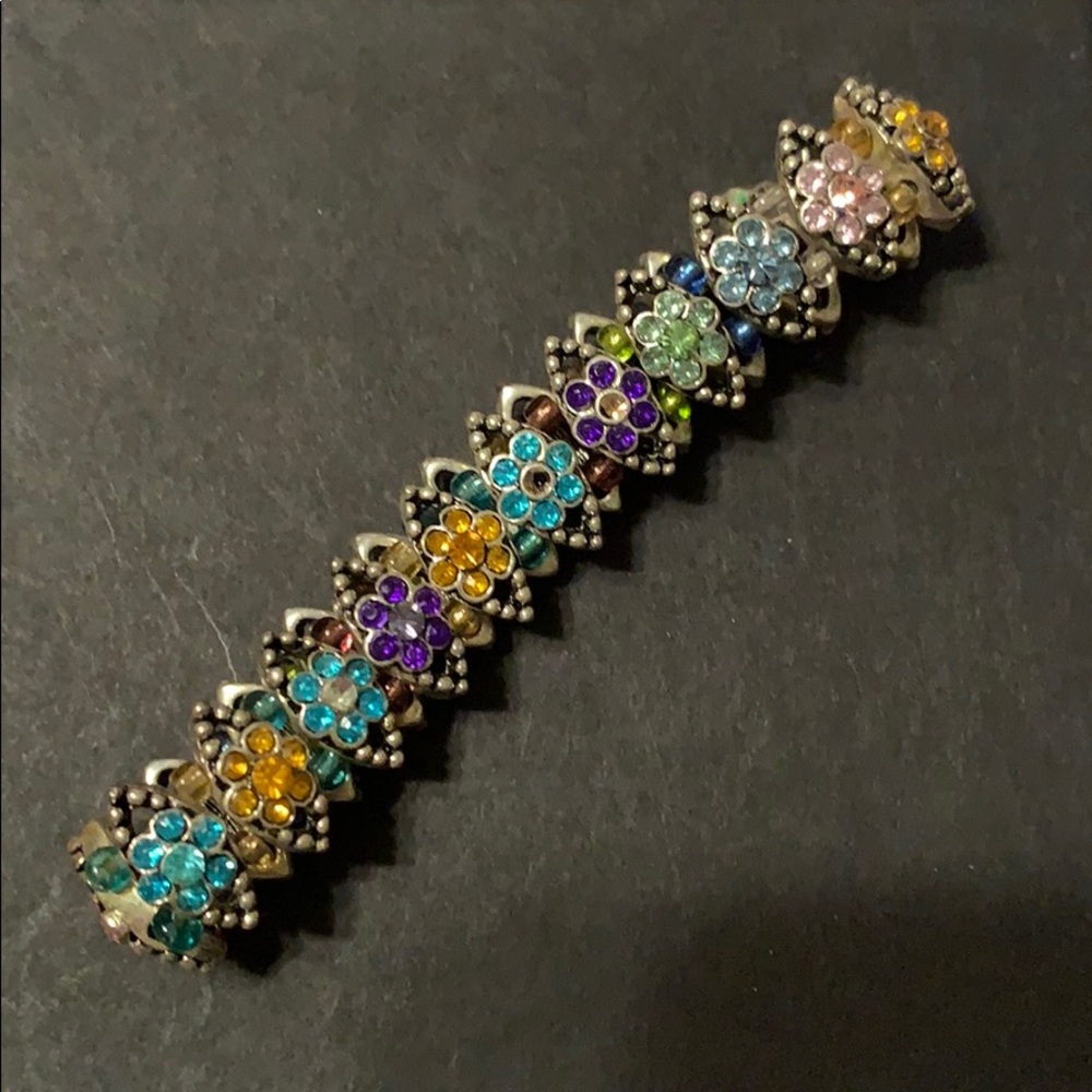 Multicolor stone bracelet 6”